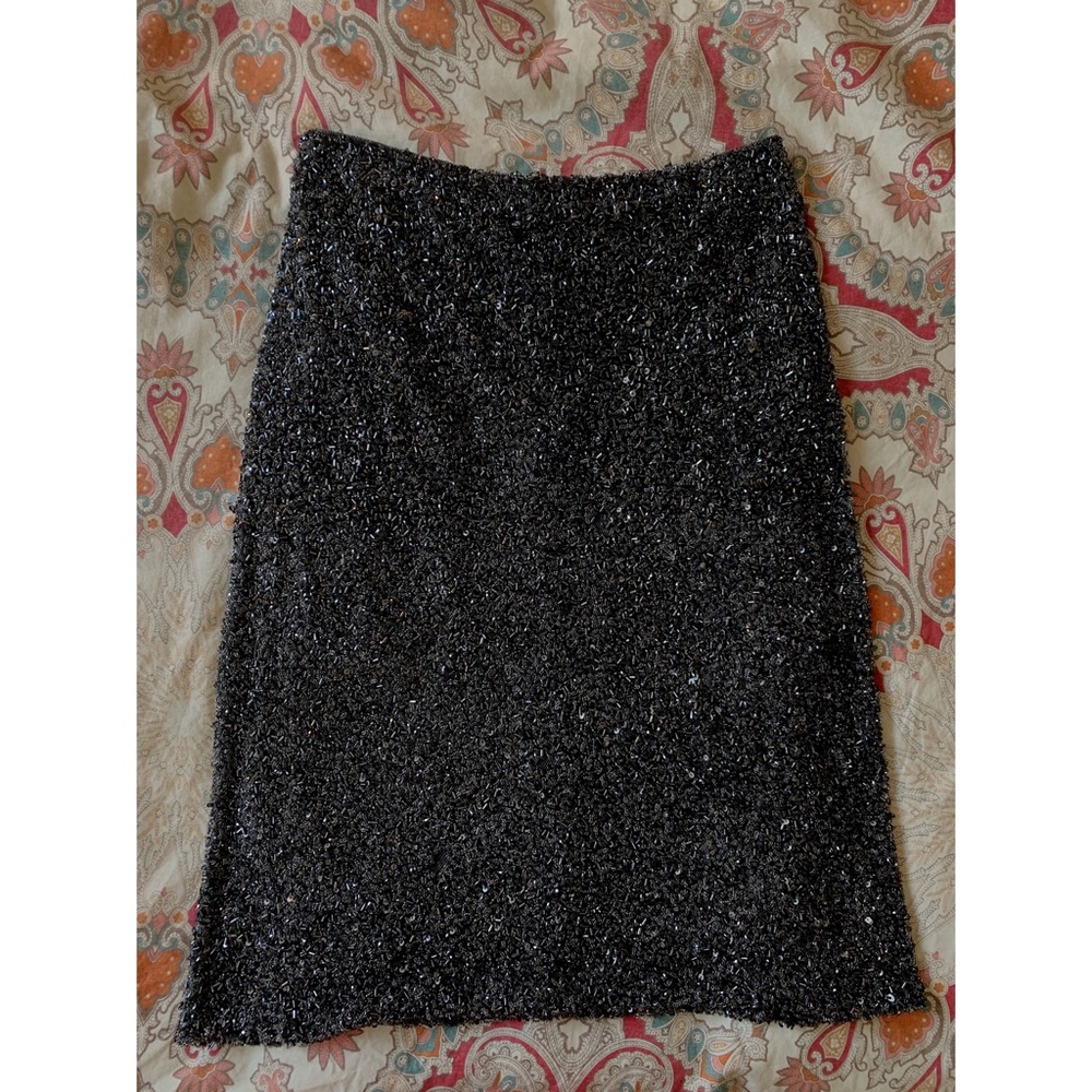 Badgley Mischka sequin skirt